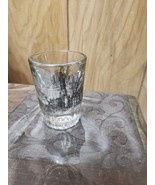 Vintage Clear Shot Glass Advertising Chicago Souvenir  3oz. - $26.34 CAD