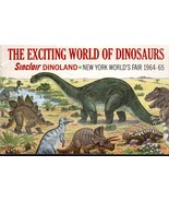 New York World&#39;s Fair 1964-65 Vintage -Sinclair Oil Co.  Dinoland Broshure - $6.15 CAD