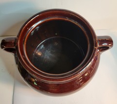 Monmouth Maple Leaf Stoneware Flour Crock with Handles image 2