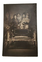 1955 Photo Couples In Antique Car Arcade Studio Museum Science-Industry ... - $3.95