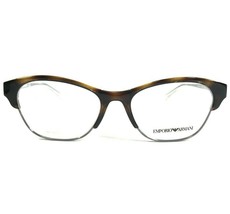 Emporio Armani EA3107 5026 Eyeglasses Frames Tortoise Clear Silver 52-17... - $37.19