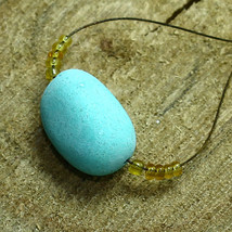 Turquoise Smooth Nugget Briolette Natural Loose Gemstone Making Jewelry - £2.09 GBP