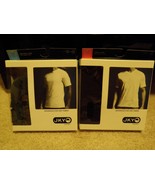 NIB JKY Jockey 2pk V-Neck & 2pk crew neck T-shirt Advanced Stay Dry Fabric Small - $27.99