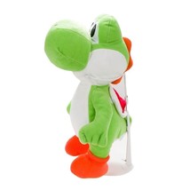 Yoshi Plush 14&quot; Nintendo Super Mario Bros Green Dinosaur Stuffed Animal Jakks - £11.82 GBP