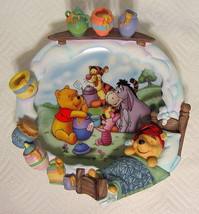 Disney Pooh Plate &quot;A Smackeral of Fun for Everyone&quot; 1998 #36566D First Issue - £28.12 GBP