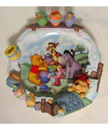 Disney Pooh Plate &quot;A Smackeral of Fun for Everyone&quot; 1998 #36566D First I... - $48.00 CAD