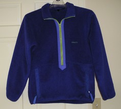 PATAGONIA Women&#39;s Purple Thick Fleece Pullover Sweater Jacket M / Medium USA - £47.20 GBP