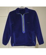 PATAGONIA Women&#39;s Purple Thick Fleece Pullover Sweater Jacket M / Medium... - £47.54 GBP