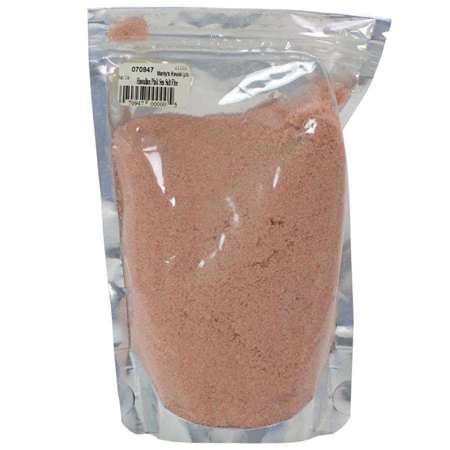 Hawaiian Pink Sea Salt - Fine - 1 lb bag - $10.79