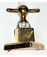 Vintage Taymor Solid Brass Double Robe Hook RJ Wright White Diamond 02DV... - €8,45 EUR