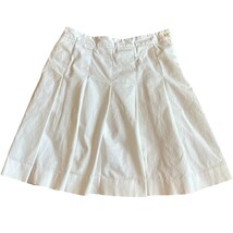 Lilly Pulitzer White Pleated Skirt Cotton Blend Mini Tennis Casual Size ... - $67.94 CAD