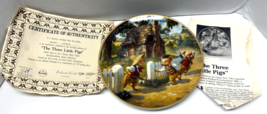 The Three Little Pigs Vintage Bradford Knowles Classic Fairy Tale Series... - $92.34 MXN