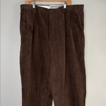 Chocolate Brown Corduroy Pants with Wide-Wale Texture - $19.60