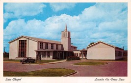 Lindoln Air Force Base Nebraska Base Chapel Postcard c1950s - £6.80 GBP