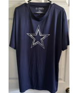 Dallas Cowboys Shirt Star Football Woman&#39;s Tee T Shirt 2 XL NFL Polyeste... - £12.46 GBP