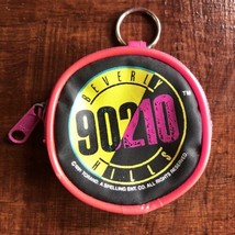 Vintage 1991 Beverly Hills 90210 Logo Keychain and Coin Purse 3.25&quot; - £11.66 GBP