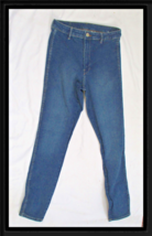 &amp;Denim Ladies Skinny Jeans High Waist Stretch No Front Pockets Size 29 I... - $14.84