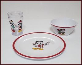 NEW RARE Williams Sonoma 3 Piece Disney Mickey and Minnie Mouse Dinner Set - £31.41 GBP