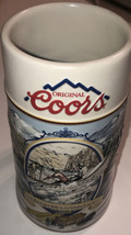 Coors Beer Stein Vintage 1992 Rocky Mountain Legend Series Mug Stein 24 Ounce - £11.78 GBP