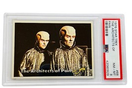 Star Trek Trading Card 1976 Topps PSA 8 The Architects Of Pain #68 Aliens RARE - £636.12 GBP