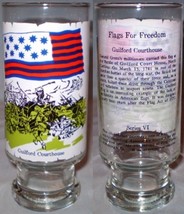 National Flag Fountain Glass Series VI Flags For Freedom Guilford Courthouse - $8.00