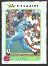 Kansas City Royals Bo Jackson 1990 Topps The Magazine Baseball Card # TM9 nr mt - £1.27 GBP