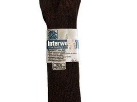 Vintage New Socks Interwoven Brown Spoiler Mid Calf 2960 Made in USA Sz ... - £7.86 GBP