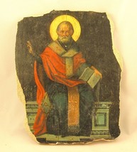 Icon Orthodox Saint Nicholas (Santa Claus)- Myra - RARE Medium Replica #... - $919.90 MXN