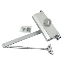 65-85 Kgs Size 4 Commercial Door Closer Silver Aluminium Alloy Heavy Duty - $49.00