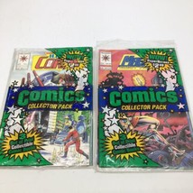 (2) 1993 MEGACARDS Comics Collectors Pack of 3 Out of Print Comics - $12.64