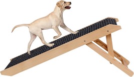 Dog Ramp Wooden Pet Ramp Portable Dog Pet Ramp,Collapsible Doggie Ramps ... - £40.03 GBP