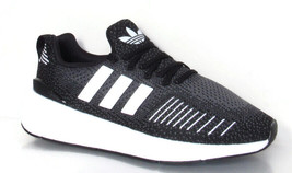 Adidas Originals Swift Run 22W Women&#39;s Black/White Running Sneakers Sz 7, GV7971 - £39.58 GBP