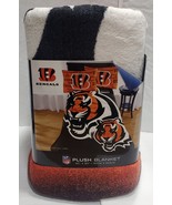 Cincinnati Bengals 60" by 80" Twin Size Micro Raschel Blanket - NFL - $32.00
