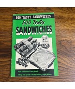500 TASTY SANDWICHES Recipe Booklet 1941 Culinary Arts Institute Booklet... - $15.00