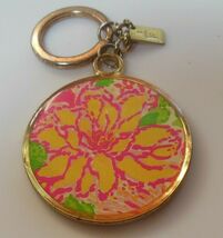 xx Lily Signed Floral Key Chain/Ring - $19.79