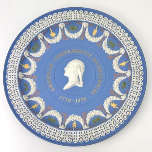 Primary image for Vintage Wedgwood Five Color Jasperware American Bicentennial Plate LE 15/300 76