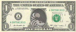 Disney&#39;s Cheshire Cat (Alice in Wonderland) - Dollar Bill - REAL Money!!! - £3.54 GBP