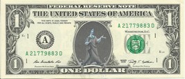 Disney&#39;s Hades (Hercules) - {Color} Dollar Bill -REAL Money! - £4.37 GBP