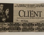 The Client Vintage Movie Print Ad  Tommy Lee Jones Susan Sarandon TPA10 - $5.93
