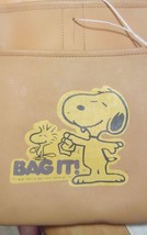 Snoopy Woodstock Peanuts Collectible Car Trash Bag Vinyl 1958-1965 &quot;Bag Me&quot; - $29.50
