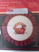 &quot;Christmas Goose&quot; Counted Cross Stitch Kit, Hallmark Brand - £6.22 GBP