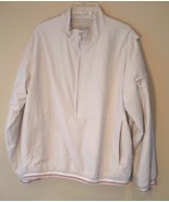 Women&#39;s LIZGOLF by Liz Claiborne Beige Golf Jacket Size L - $29.35