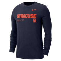 NWT men&#39;s small Nike dri-fit Syracuse orange long sleeve/LS tee/t-shirt/top FTBL - £18.62 GBP