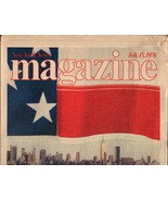 New York News Magazine Feb. 15,1976 Special Bicentennial Issue - $5.00