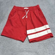 LOGG Mens Red  Lounge Fleece Shorts H&amp;M Label of Graded Goods Comfort Drawstring - £11.34 GBP