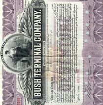 Vintage 1931 Bush Terminal Company Stock Certificate New York Ephemera - $12.15