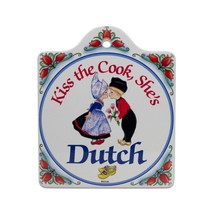 Cork Backed Ceramic Cheeseboard: Dutch - $194.84 MXN