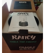 Rancy Table Top Firepit inside/outside Novelty; is a New item in open box - $369.76 MXN