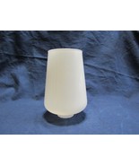 Vintage Mid Century White Painted Glass Oil Lamp Shade,Chimney,Globe 5.5... - £15.61 GBP
