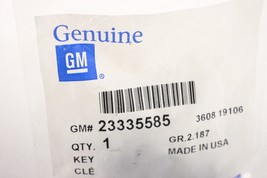 New OEM Black Key 23335585 23257735 84835418 Camaro 2010-2015 - £22.19 GBP